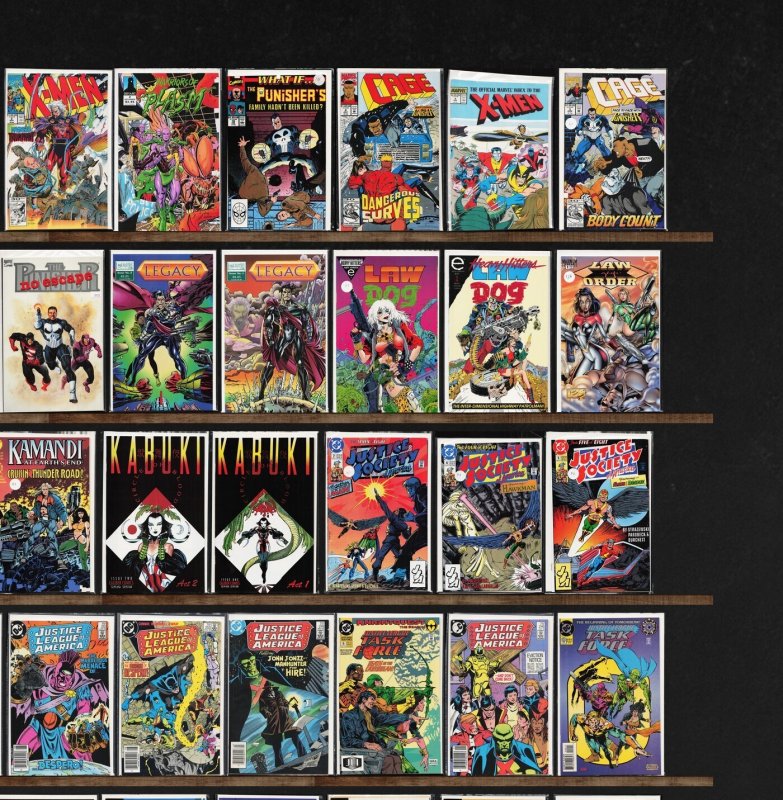 Huge Lot 150+ Comics with Eternal Warrior, X-Men, The Punisher: P.O.V. & More!