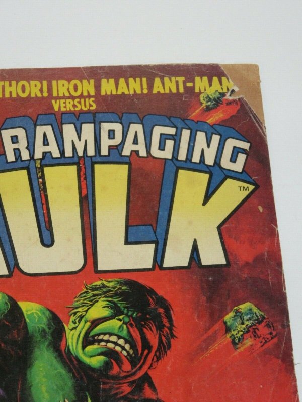 Rampaging Hulk #8 Magazine 1978 Marvel GD