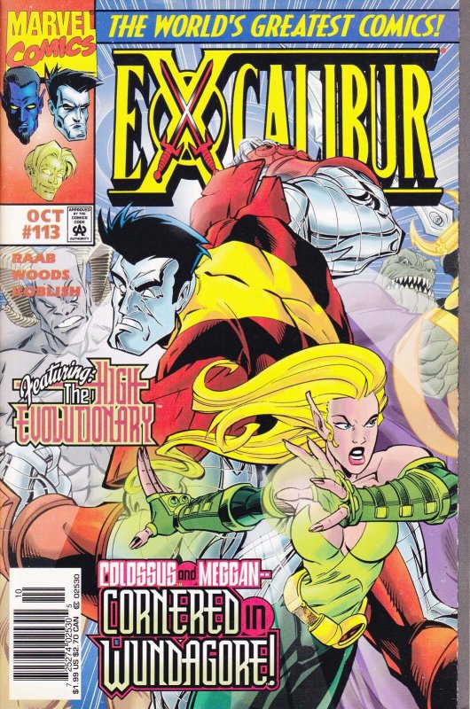Excalibur #113 (Newsstand) FN ; Marvel | Ben Raab Colossus