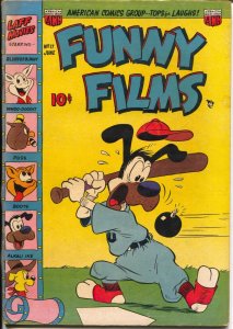 Funny Films #17 1952-ACG-baseball bomb cover-robot story-VG+