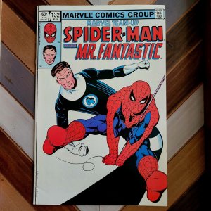 Marvel Team-Up #132 VF/NM (Marvel 1983) Spider-Man & MR FANTASTIC vs Every-Man!