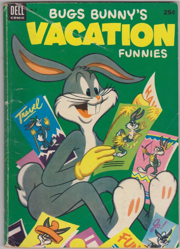 Dell Giant Bugs Bunny's Vacation Funnies #3