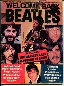 MAG: Welcome Back Beatles 1977-Tribute to Elvis-John-Paul-George-Ringo-G