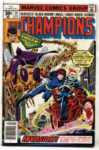 CHAMPIONS #14 1st SWARM-Ghost Rider-comic book Marvel
