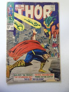 Thor #143 (1967) GD Condition soiling bc, moisture stains