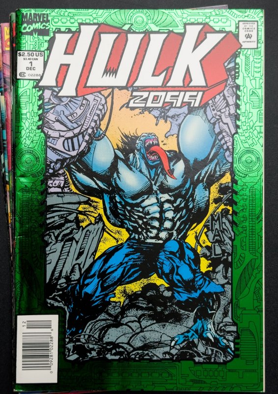 Hulk 2099 #1,3,4,5,6,7 (1994) Foil Cvr [Lot of 6 books] VF