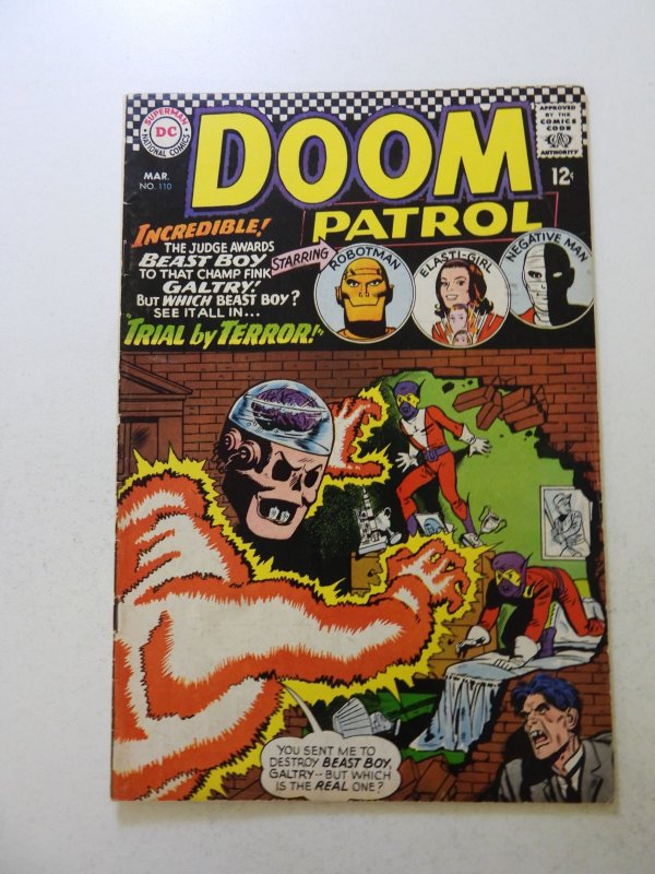 Doom Patrol #110 (1967) FN/VF condition