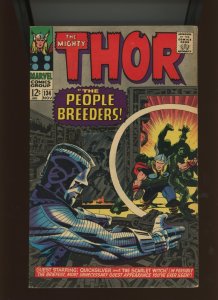 (1966) Thor #134: SILVER AGE MARVEL! KEY ISSUE! WE COMBINE SHIPPING! (6.0/6.5)