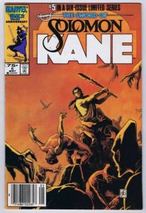 Solomon Kane #5 ORIGINAL Vintage 1986 Marvel Comics