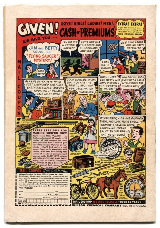 Adventures Of Rex The Wonder Dog #33  1957 - DC  -VG - Comic Book