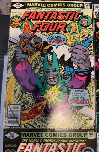 Fantastic Four #208, 213, 251, 256 (1979) Ff VF lot