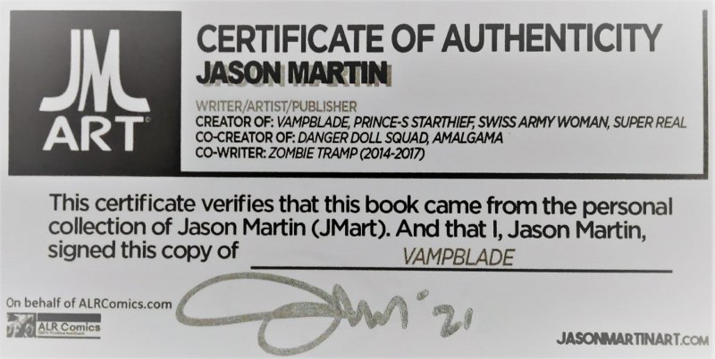 VAMPBLADE SEASON 4 #2 CVR B BRAO RISQUE (Signed by Creator Martin includes COA)