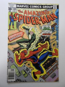 The Amazing Spider-Man #168 (1977) VG- Condition moisture stain