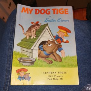 1957 BUSTER BROWN rare promotional comic book MY DOG TIGE silver age shoe store