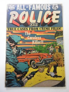 All-Famous Police Cases #14 VG Condition! L. B. Cole! Moisture stain