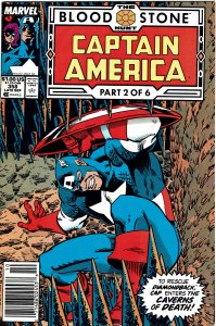 Captain America #358  Newsstand   FN