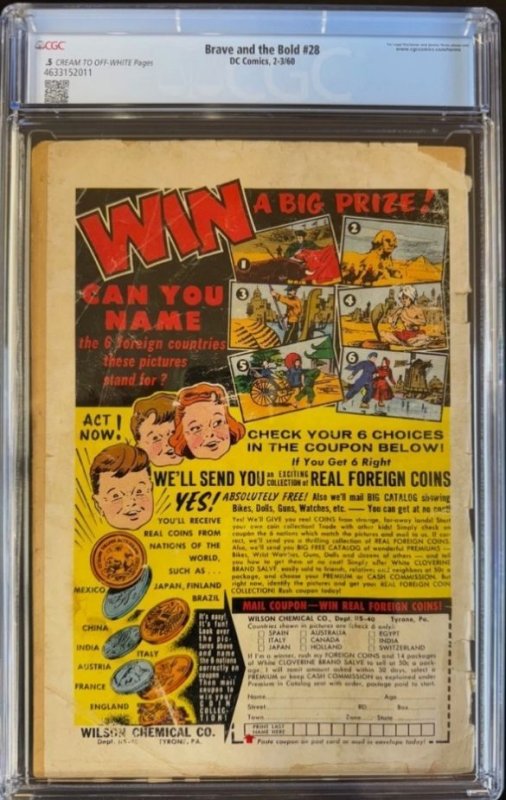 The Brave and the Bold #28 (1960)