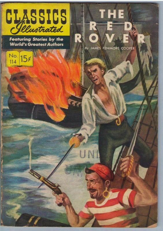 Classics Illustrated 114 (original) Dec 1953 VG- (3.5)