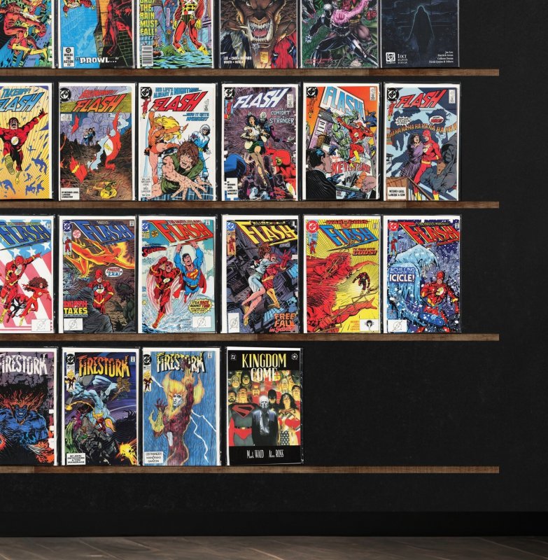 Huge Lot 150+ Comics with The Flash, Firearm, L.E.G.I.O.N., The Kindred & More!