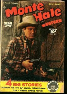 MONTE HALE WESTERN #40-GABBY HAYES VG-