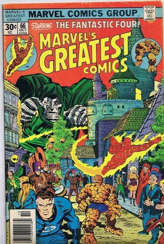 Marvel's Greatest Comics #66 VINTAGE 1976 Marvel Fantastic Four 