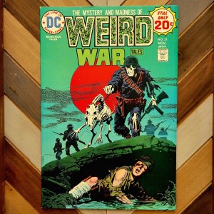 WEIRD WAR TALES #31 FN+ DC 1974 WWII Dominguez Cover DOOMSDAY + REAL DOGFACE