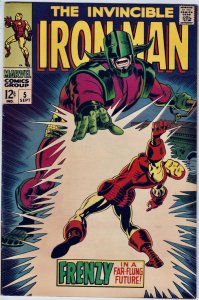 Iron Man #5 (1968) VF+