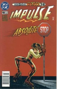 Impulse #10 DC Comics Newsstand Jan 1996 (FN- Stock Photo)