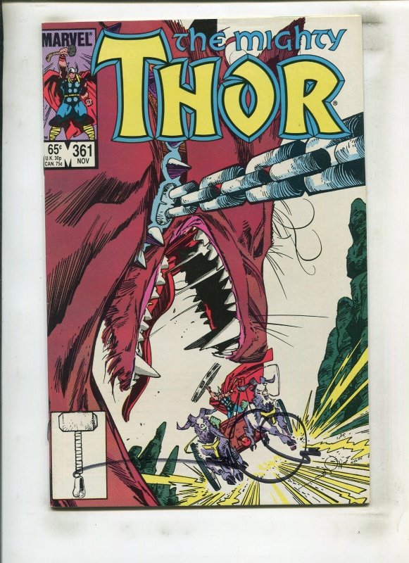 THOR #361 (9.0) SIGNED BY WALT SIMONSON!! 1985