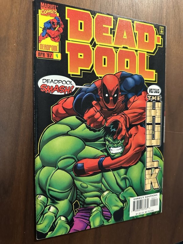 Deadpool #4 VF- Direct Ed. McGuniess Cover(Marvel 1997)