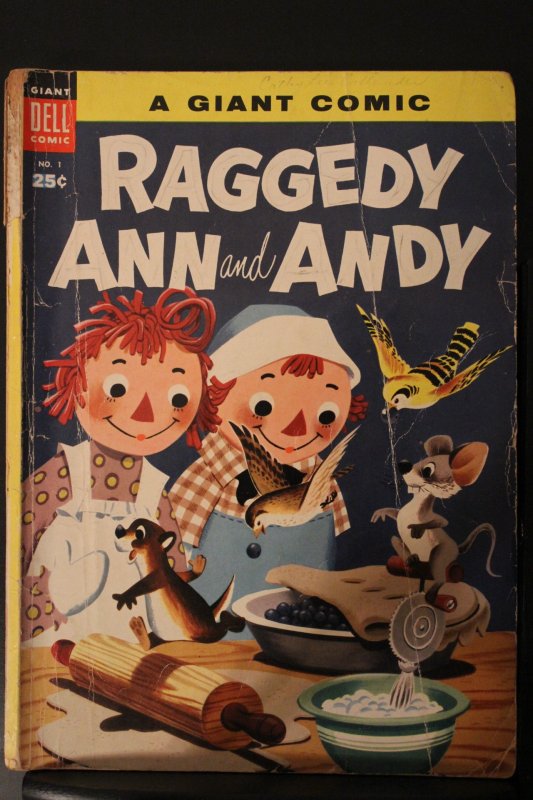 Raggedy Ann & Andy (1955) Affordable-Grade VG+ Giant-Size key!