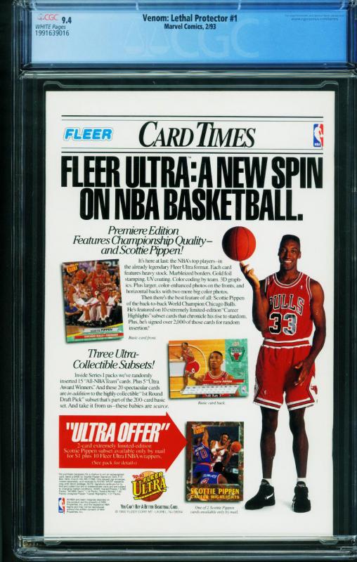 Venom: Lethal Protector #1 CGC 9.4 1st issue 1993 1991639016