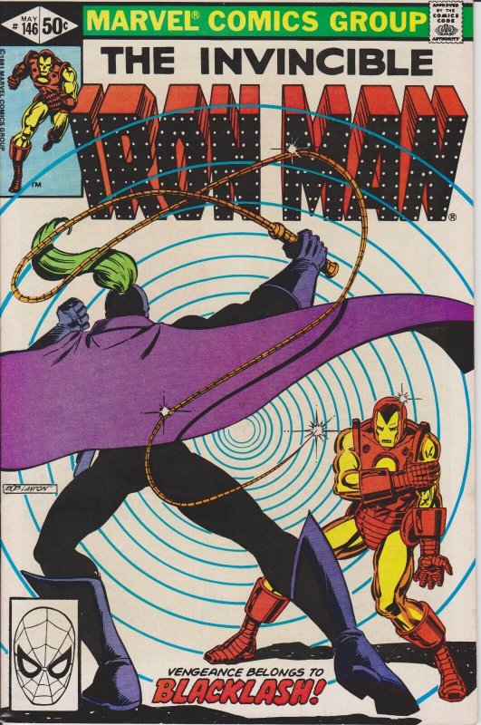 Marvel Comics! Iron Man! #146! Great Looking Book!