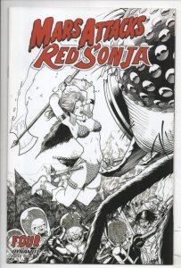 MARS ATTACKS  RED SONJA #4 D, NM-, Kitson Aliens, Horror, 2020 more MA in store