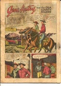 GENE AUTRY COMICS #12-1947-BARGAIN COPY-JESSE MARSH ART P