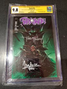 SPAWN # 285  CGC 9.8 SS TODD MCFARLANE & FRANCESO MATTINA