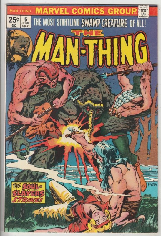 Man-Thing #6 (Jun-74) VF/NM High-Grade Man-Thing