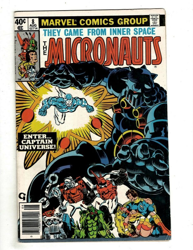 12 The Micronauts Marvel Comics # 1 2 3 4 5 6 7 8 910 11 12 Inner Space J507