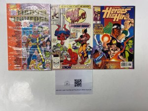 3 MARVEL comic books Marvel Universe #30 What The #1 Heroes Hire #8 70 KM11