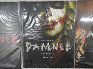 Batman: Damned #1, #1 Var, #2, #2 Var Avg NM-/NM Condition