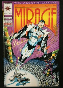 THE SECOND LIFE OF DOCTOR MIRAGE#1 SIGNED BY BERNARD CHANG VALIANT COMICS
