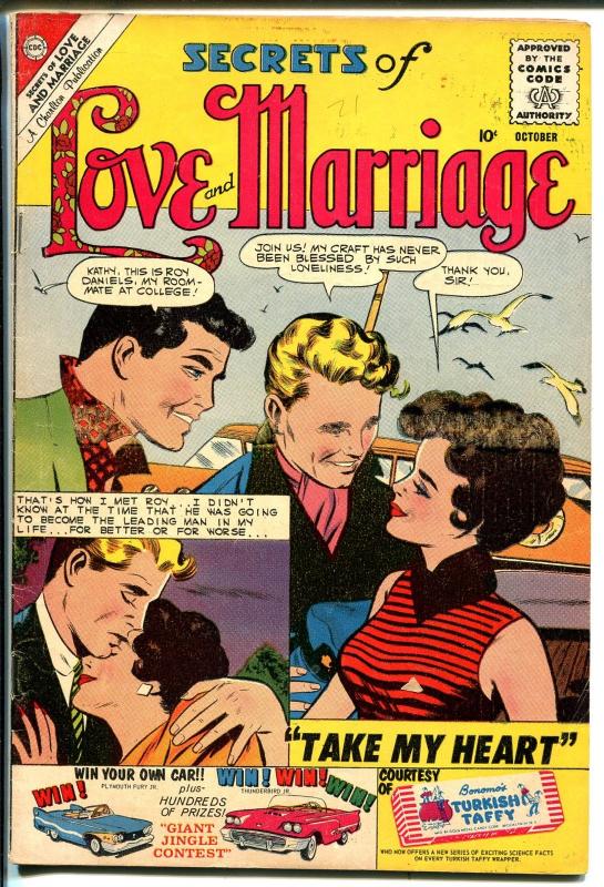 Secrets of Love and Marriage #21 1960-Charlton-exotic issue-spicy romance art-VG