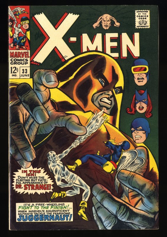 X-Men #33 VF 8.0 Juggernaut Appearance!