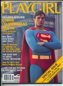 Playgirl 1/1979-Superman-Christopher Reeve cover & story-NM