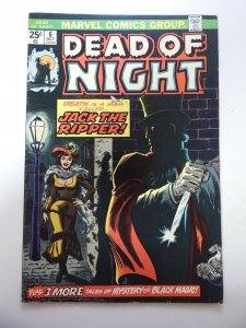 Dead of Night #6 (1974) VG+ Condition sticker residue fc