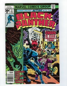 The Black Panther # 3 VF Marvel 1977 Jack Kirby