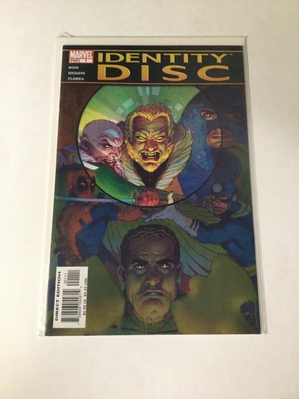 Identity Disc 1 Nm Near Mint Marvel Comics