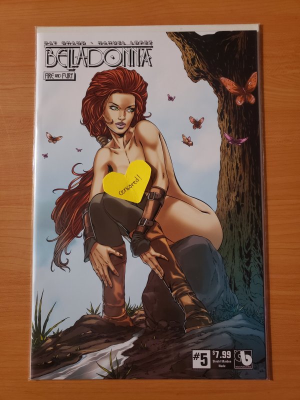 Belladonna Fire and Fury #5 Shield Maiden Nude Variant Cover