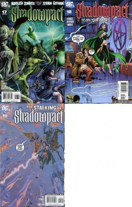 SHADOWPACT 17-19 Darkness And Light 3-part story!