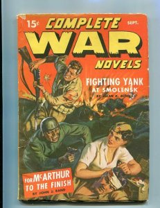 COMPLETE WAR PULP-#1-SEPT-1942-SAUNDERS ART-TIMELY/MARV VG